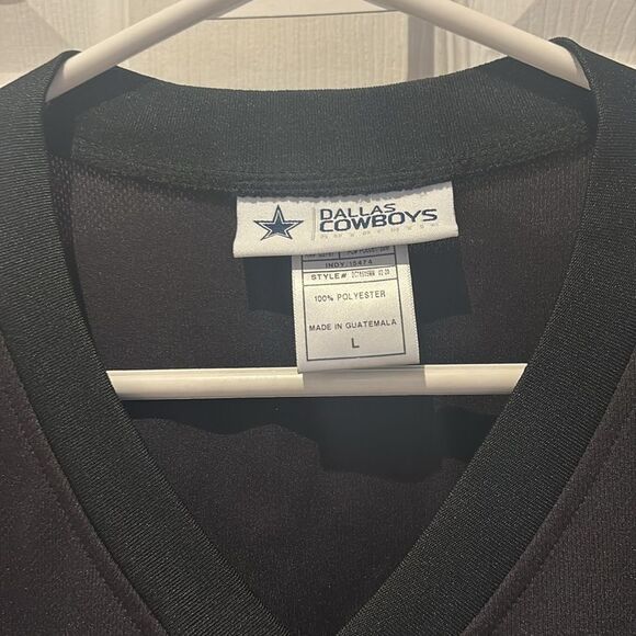 NFL Dallas Cowboys jersey SZ Large Dak Prescott black and green camouflage. - Picture 4 of 8